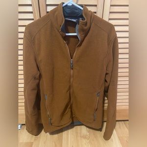 Mens REI fleece zip-up jacket